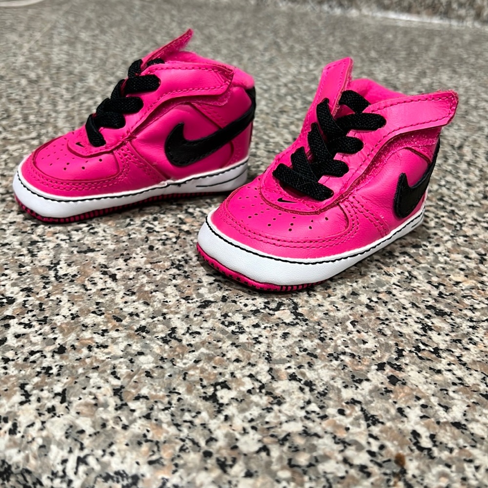 Adorable baby girl Nike shoes